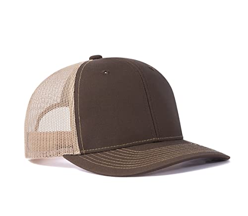 Image of Quanhaigou Trucker Hat - Mesh Snap Back - Unisex Adjustable Baseball Cap - Outdoor Hats for Men Women