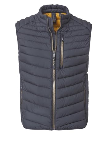 Gilet matelassé CASAMODA bleu marine à col montant avec finitions soignées et zip robuste