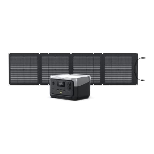 Amazon.co.jp: EcoFlow ポータブルバッテリー ソーラーパネル