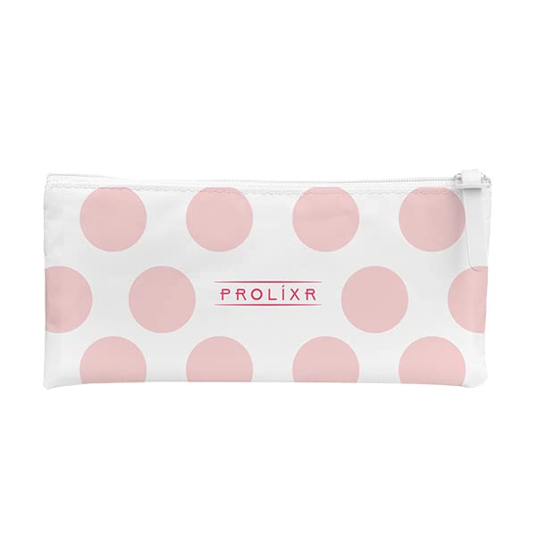 Prolixr Pink Pouch - Makeup & Skincare Pouch | Makeup Pouch For Women | Travel Pouch - Travel Essentials For Women |Organizer Pouch | Compact & Multi - Functional Cosmetic Bags For Women