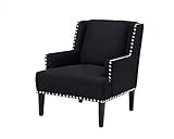 Höhe (C): 89 cm Casa Padrino Designer Art Deco Club Sessel Schwarz Club Sessel