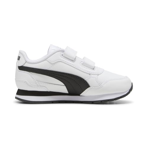 Image of PUMA Unisex-Child ST Runner V4 Leather Hook and Loop Shoes