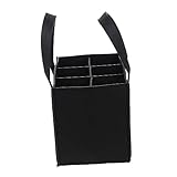 HEALEEP ポータブルワインキャリーバッグ 用仕切り付き 赤ワイン収納袋 フェルト製 おしゃれなワイン バッグ 輸送やパーティーに