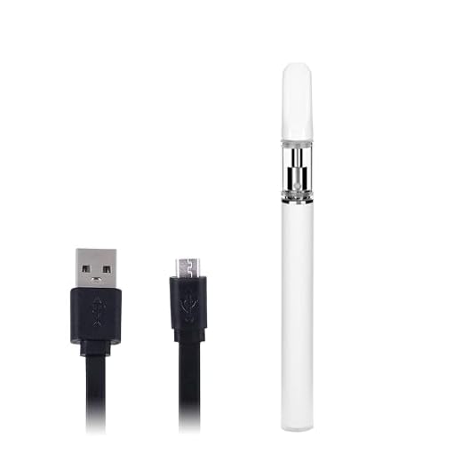 Vape Pens with Refillable Intergrated CBD Atomizer(Empty), Wolfteeth Rechargeble E Cigarettes Starter Kit, No E Liquid No Nicotine White 131202F