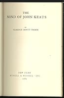 The mind of John Keats B0007DK758 Book Cover