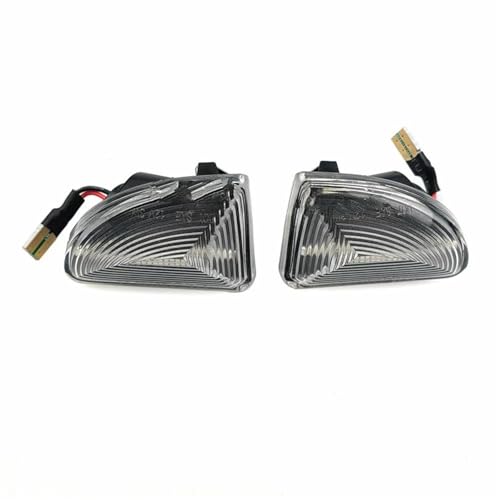 DZSJFGAIS Striscia fari a LED Luce di posizione laterale OEM con lente trasparente fumé per Smart per Fortwo 451 2007-2014(Dynamic Crystal)