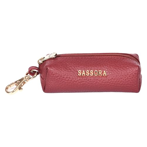 Image of Sassora Premium Leather Key Pouch For Car & Other Keys
