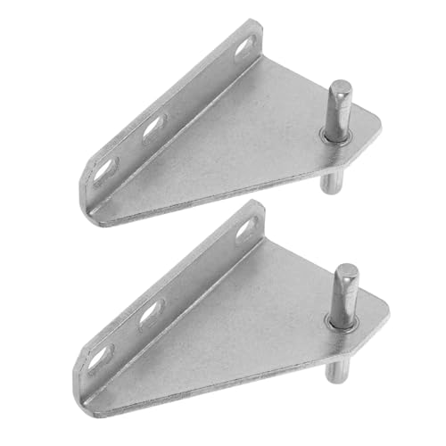 Veemoon 2 piezas Bisagras para Puertas de Frigorífico de Acero Inoxidable Recambio Resistente y Fácil de Instalar Compatible con Congeladores y Frigoríficos Comerciales Herrajes Duraderos