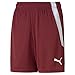 PUMA Teamliga Shorts Jr – Pantaloncini Unisex per Bambino, Unisex - Bimbi 0-24, Pantalone Corto, 704931-09, Cordovan-Puma, 12 Anni