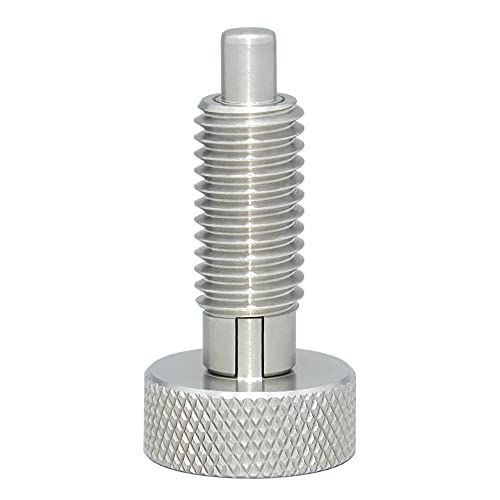 AUZHU- PTC- Metric- Stainless Steel Indexing plungers Locking plungers with Rest Position Spring plungers Locating plungers Dowels Positioning Elements Wheel Bolts Size: M5 mm - Pitch 0.5 mm