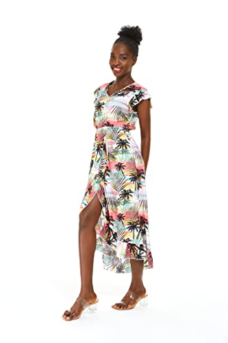 Image of Hawaii Hangover Family Matching Hawaiian Clothes, Neon Sunset Pink | Family Matching Hawaiian Clothes, Neon Sunset Pink, lightweight rayon, machine washable, tropical floral print, luaus