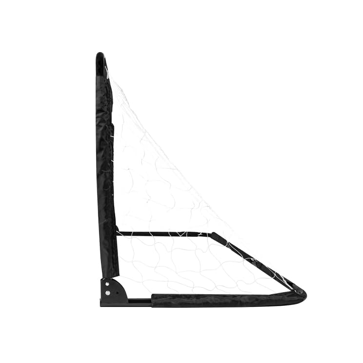 VirtuFit Porta da calcio pieghevole – Porta da calcio – 90 x 60 cm (set di 2) – Nero