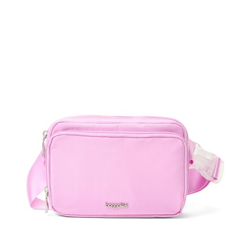 Image of Baggallini Modern Belt Bag 5x8 Travel Fanny Pack Sling Bag Waistpack w /RFID Card Holder Water-resistant Crossbody Bag