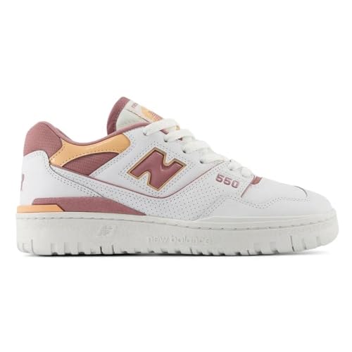 New Balance Women's 550 Sneakers, Rosewood Hazy Peach, Size 5.5