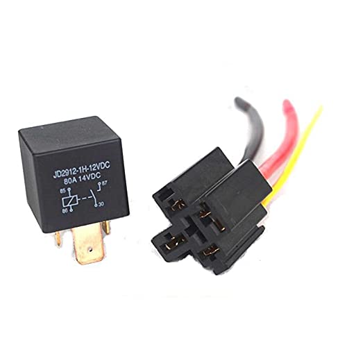 Relés automotrices de 4 pines 12V 80A para solucionar fallos de encendido de luces