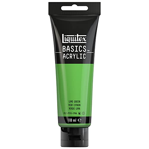 Liquitex Basic Acrylic - Tubo de Pintura Acrílica, 118 ML, Verde (Verde Lima Nuevo)