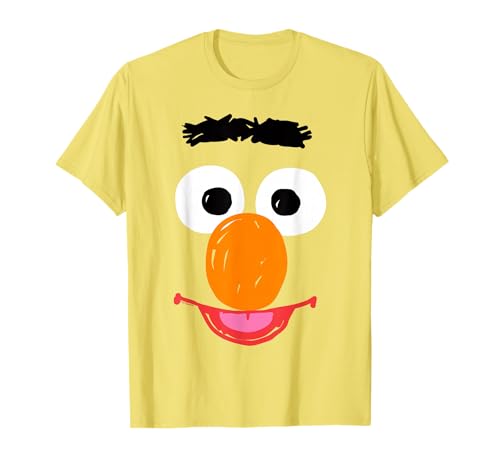 T-Shirt Bert Sesame Street Anti-Déformation – Coton Confortable pour Peaux Sensibles au Quotidien