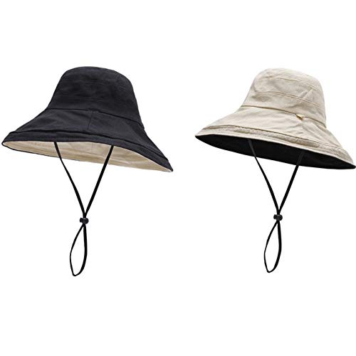 Sombrero de sol para niños que protege de la claridad con ala ancha y diseño reversible