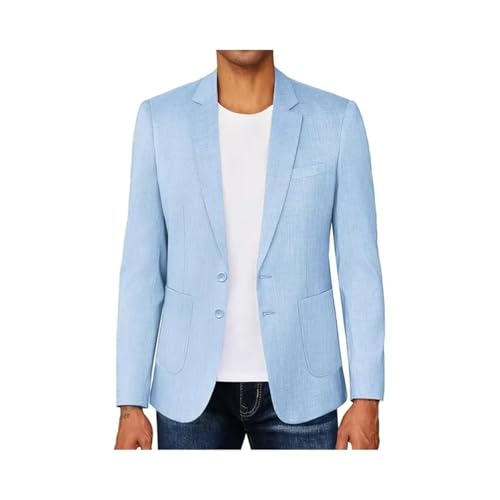 Men's Slim Fit Checked Blazers 2 Button Formal Business Jacket, Casual Sport Coat for Office Wedding4