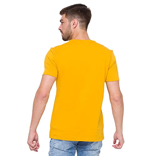 Image of Spykar Men's Printed Slim Fit T-Shirt