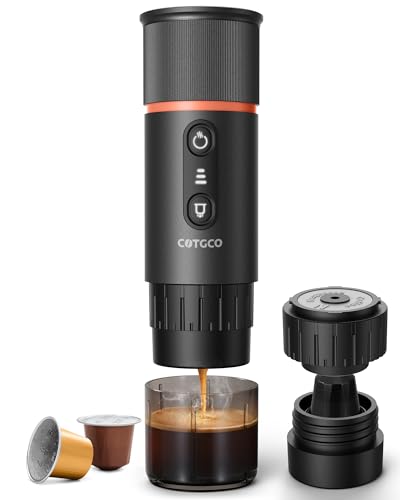 COTGCO Portable Espresso Maker - USB-C Rechargeable
