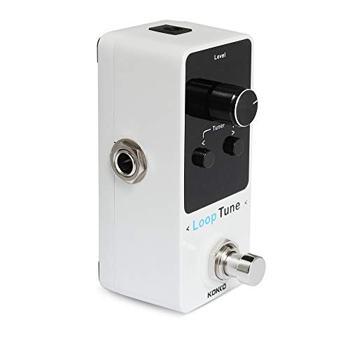 Kokko Looper Guitar Pedal Effects Mini Loop Pedal Loops 9 Loops 40 Minutes Record Time Colorful Led Display #TOP1