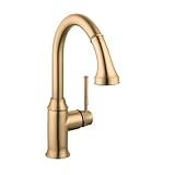 hansgrohe Talis C Kitchen Faucet, Magnetic Docking Spray Head, Brushed Bronze 04216140