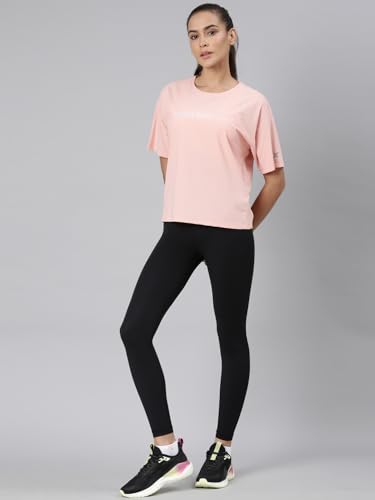 Image of XTEP Comfort Tech (Superior Comfort), Sports Elastic Tech (Superior Stretch), Regular Fit, Polyamide + Elastene, Short Sleeve, Running T-Shirt for Women
