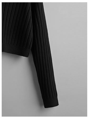 Image of SweatyRocks Women's Long Sleeve Button Front V Neck Soft Cardigan Sweaters