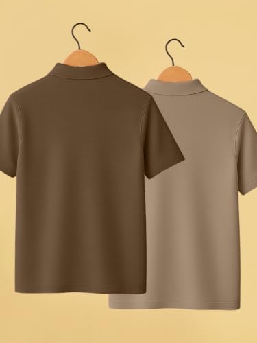 Image of YAZOLE Men's Lycra Blend Round Neck T Shirt | Solid Half Sleeve Regular Fit Tee | Casual Sports Gym Office Travel Running Walking | Perfect for Everyday Use | - (S to XXL)
