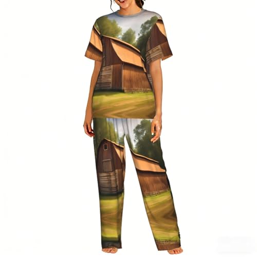 Pyjama confortable femme en textile respirant effet caresse