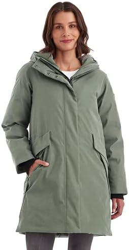 G.I.G.A. DX Damen Winter Funktionsparka/Parka wasserdicht mit Kapuze GW 12 WMN PRK, seagrass, 40, 43355-000