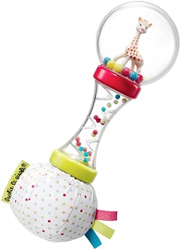 Sophie la Girafe – Rassel Weiche Maracas Sophie la Girafe – Musikinstrument – ​​Weckspielzeug für Babyhände – Fördert die motorischen Fähigkeiten und das Erwachen Ihres Kindes