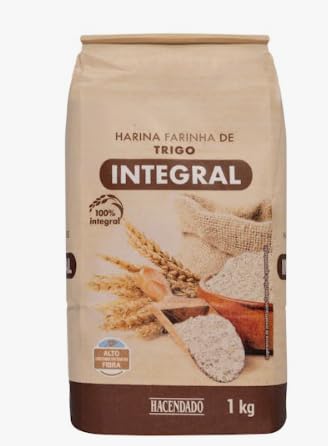 Farine de blé complète Hacendado Paquet 1 kg – 2 paquets