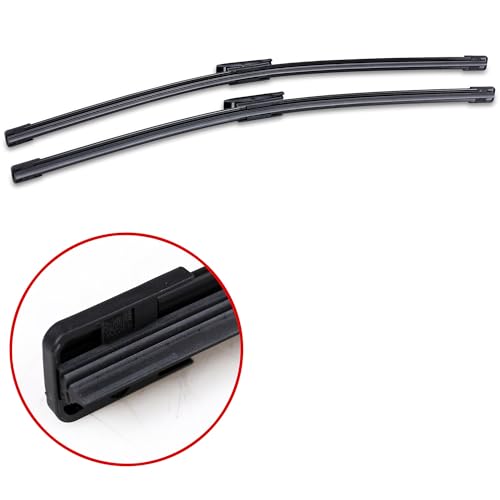 Image of BOSCH 3397007424 AeroTwin Wiper Blade Combo Pack - Set of 2 (24 inch & 22 inch) | Driver and Passenger Side Original Equipment Replacement Blades