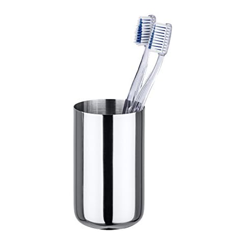 Wenko Onna Vaso para Cepillos de Dientes de Acero Inoxidable Cover
