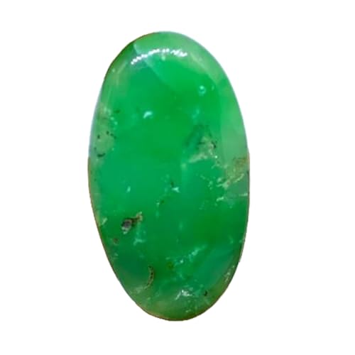Chrysoprase naturelle ovale 36x19mm pour création de bijoux DIY