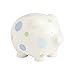 Beginnings by Enesco Big Polka Dot Piggy Bank, 7 inches, Blue