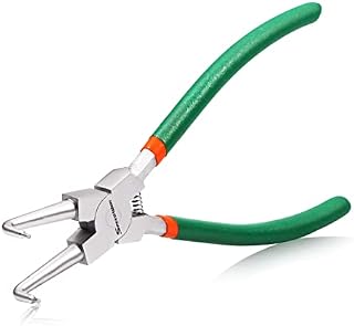SPEEDWOX Snap Ring Pliers 9-Inch Internal Circlip Pliers Heavy Duty Precision Cir-Clip Retainer Ring Pliers Curved Jaw for Ring Remover Retaining