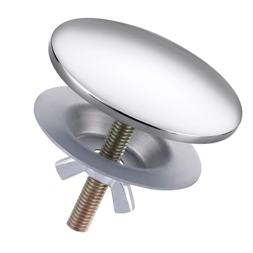Kitchen Sink Hole Cover - Chrome Brass Plug