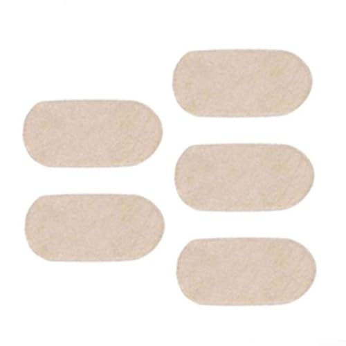 Pergament-Saitenschutz für Cellobrücke, für Schutz unter der Saiten, Hellgelb, kompatibel mit Standard-Cellos in voller Größe, 5 Stück