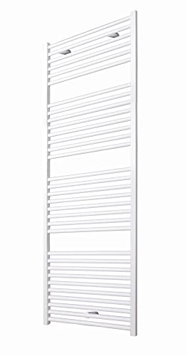 Schulte Badheizkörper Dekoline, 153,5 x 60 cm, 823 Watt Leistung, alpinweiß, Heizkörper mit Handtuchhalter-Funktion, H602-4