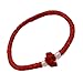 Thin Komboskini Greek Prayer Rope Bracelet (Red)