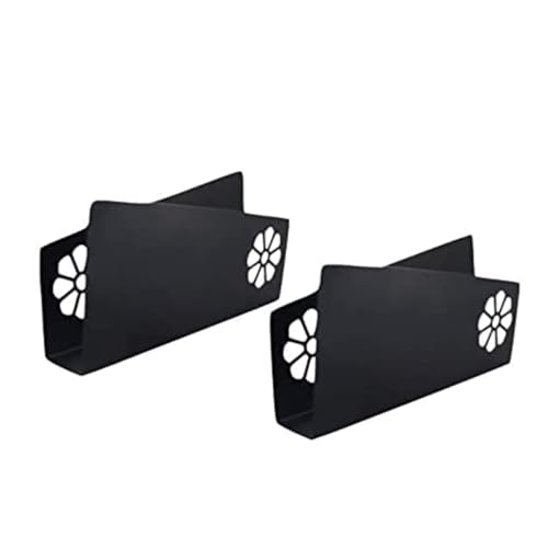 Image of RUWA Napkin Holder for Dining Table - Tissue Paper Stand for Kitchen, Table, Home Decor, Office, Restaurant, Tissue Dispenser Organizer for Dinner Tables, Kitchen, Bathroom | Floral | Set of 2