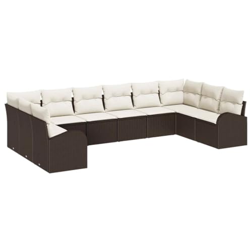 【Accento elegante per l'esterno】 Questo set di divani da giardino è fondamentale per dare stile al tuo giardino o terrazza. Curato nei dettagli, ha linee pulite e un design minimalista che riflette l'eleganza moderna. Questo duo di mobilio in polyrattan intrecciato apporta grazia e comfort, creando un posto ideale per rilassarsi. Con caratteristiche robuste, trasforma il tuo spazio esterno in un rifugio chic, perfetto per eventi o momenti di solitudine.
