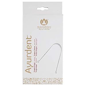 Maharashi Ayurveda, verzilverde tongreiniger, Ayurvedische tongschraper, verwijdert tongbekleding, tongreiniger, helpt…