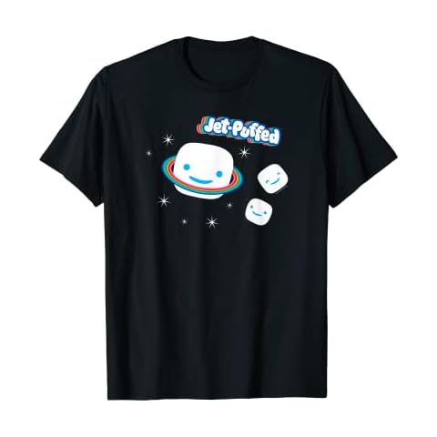 Jet-Puffed Marshmallow Galaxy Rainbow Planet Cute Logo T-Shirt Cover