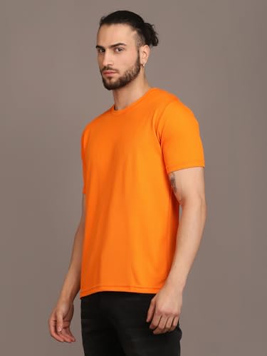Image of INKKR Men's Solid Regular Fit T-Shirt