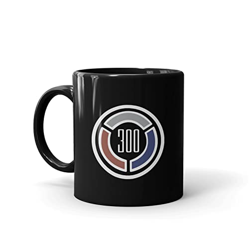 Chrysler 300 Vintage Logo Black Mug