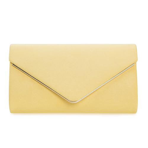 Faux Suede Evening Bag for Women New Classic Velvet Formal Clutch...